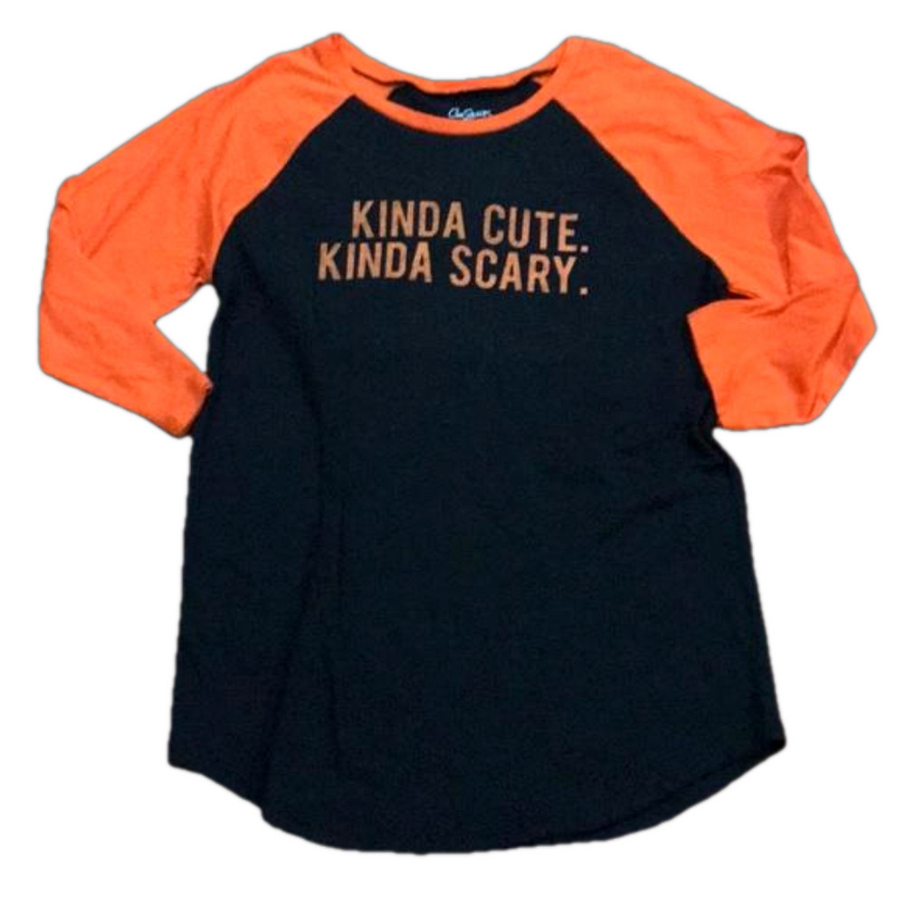 NWOT Jrs Small Halloween 3/4 sleeve shirt